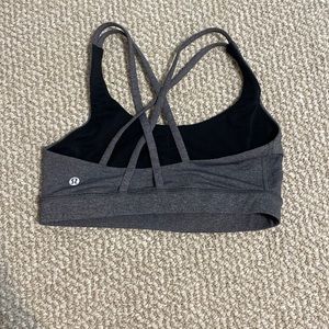 Grey lululemon bra